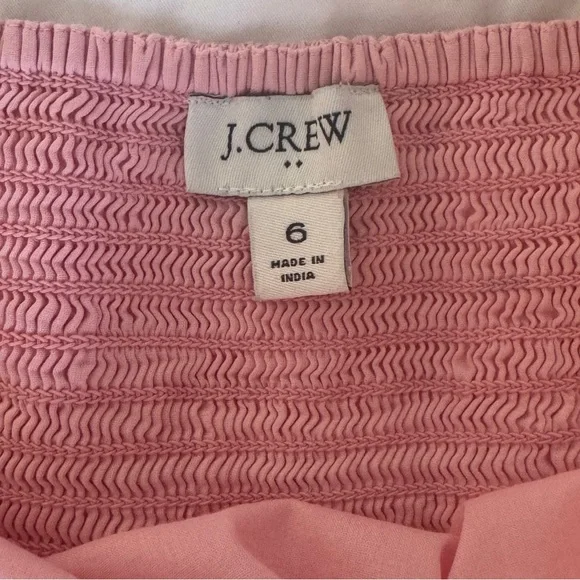 J. Crew 100% Cotton Tiered Color-Block Maxi Dress - Size 6 - Breathable - Picture 6 of 9